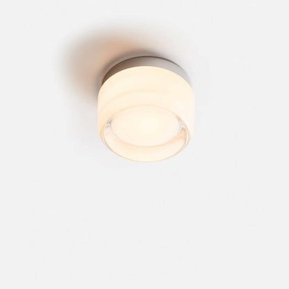 Modern LED Wall Sconce Amber Smoke Grey lamp enhances living room, bedroom, and bathroom aesthetics