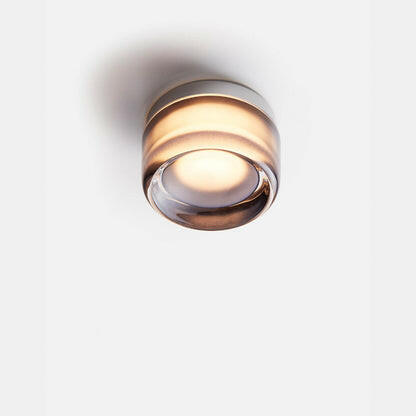 Modern LED Wall Sconce Amber Smoke Grey adds elegance to any indoor space, ideal for living rooms, bedrooms, and bathrooms.