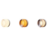 Modern LED Wall Sconce Amber Smoke Grey, perfect for bedroom, living room, and bathroom décor.