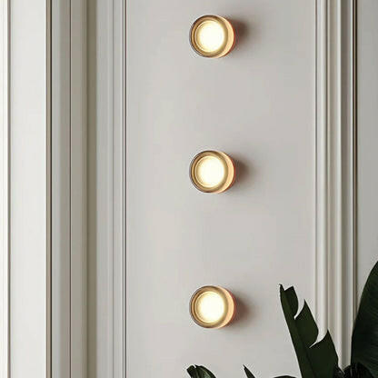 Modern LED Wall Sconce Amber Smoke Grey adds elegance to any room, perfect for living spaces and indoor decoration by CETANT.