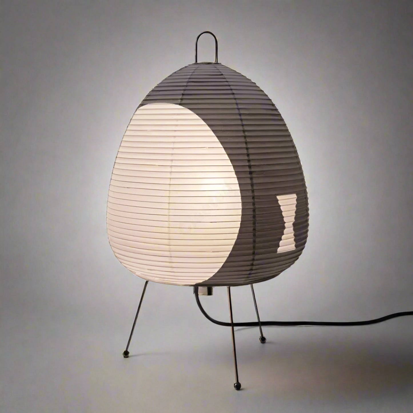 Kōan Rice Paper Table Lamp – Minimalist LED Serenity Light
