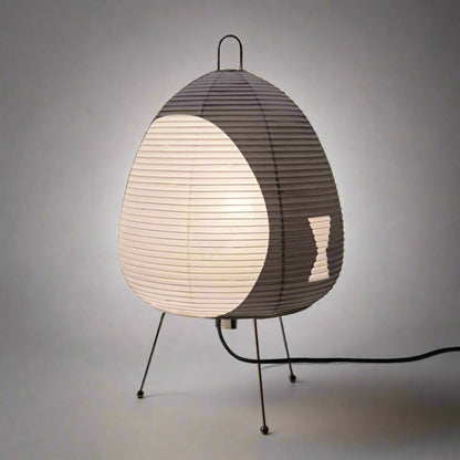 Kōan Rice Paper Table Lamp – Minimalist LED Serenity Light