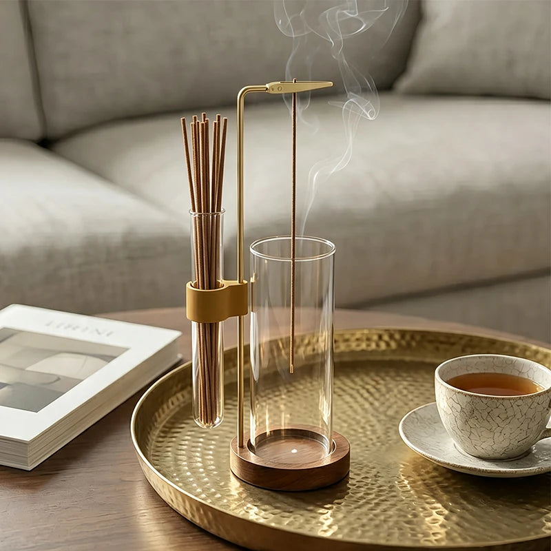 Sora Glass Incense Holder & Storage