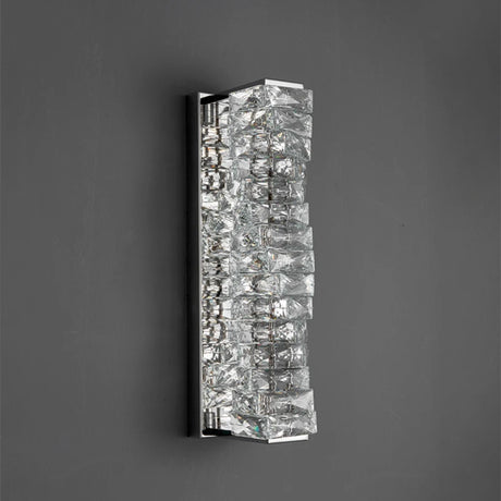 Luxury Crystal Wall Lamp Modern LED Sconce Chrome Gold Mirror Wall Light For Living Room Bedroom Aisle Indoor Decor Vanity Light