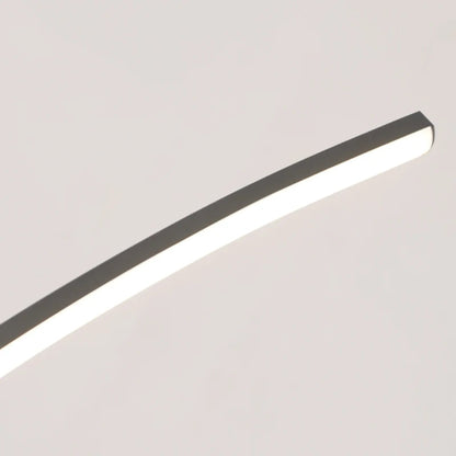 Modern ceiling light fixture on a neutral background