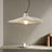 Detail view of the Modern White Lotus Light Pendant Lamp – Minimalist LED Fixture — premium pendant light