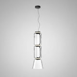 Chandelier with dimensions labeled on a white background