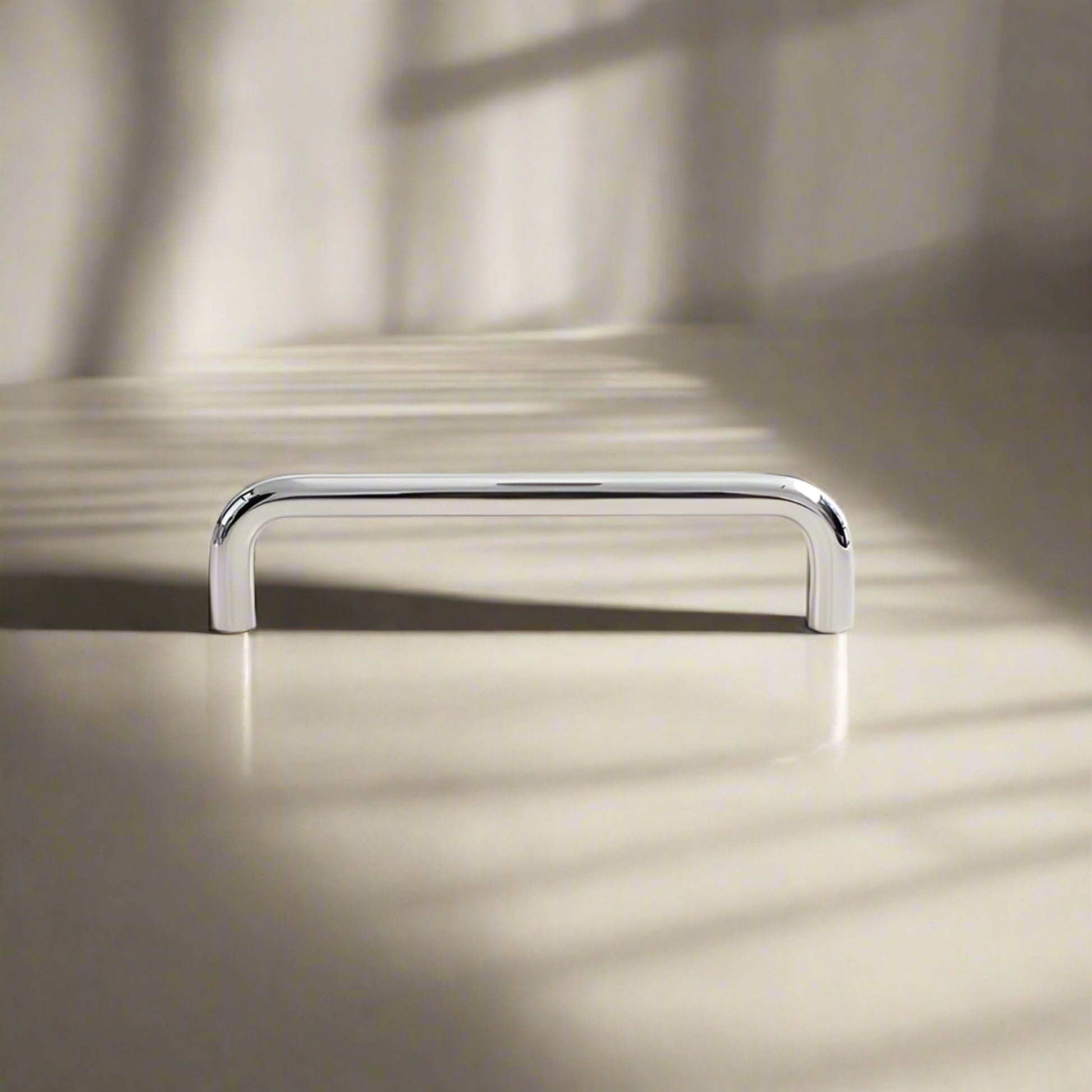 Chrome cabinet handle 12cm