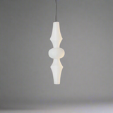 White pendant lamp on a white background
