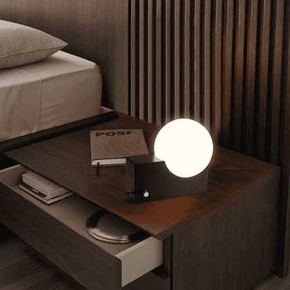 Lyra Frosted Glow Desk Lamp