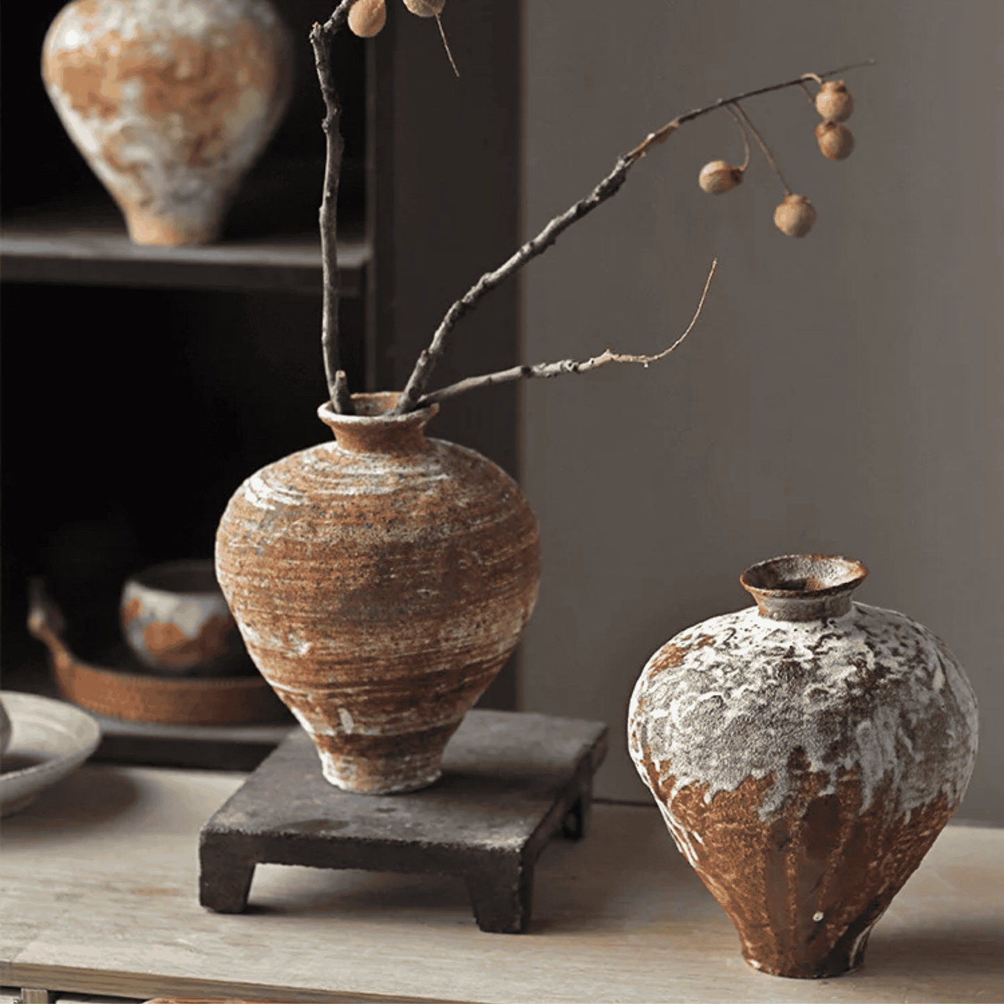 WabiBloom Vase – Small Jingdezhen Ceramic Art