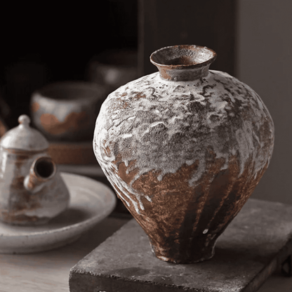 WabiBloom Vase – Small Jingdezhen Ceramic Art
