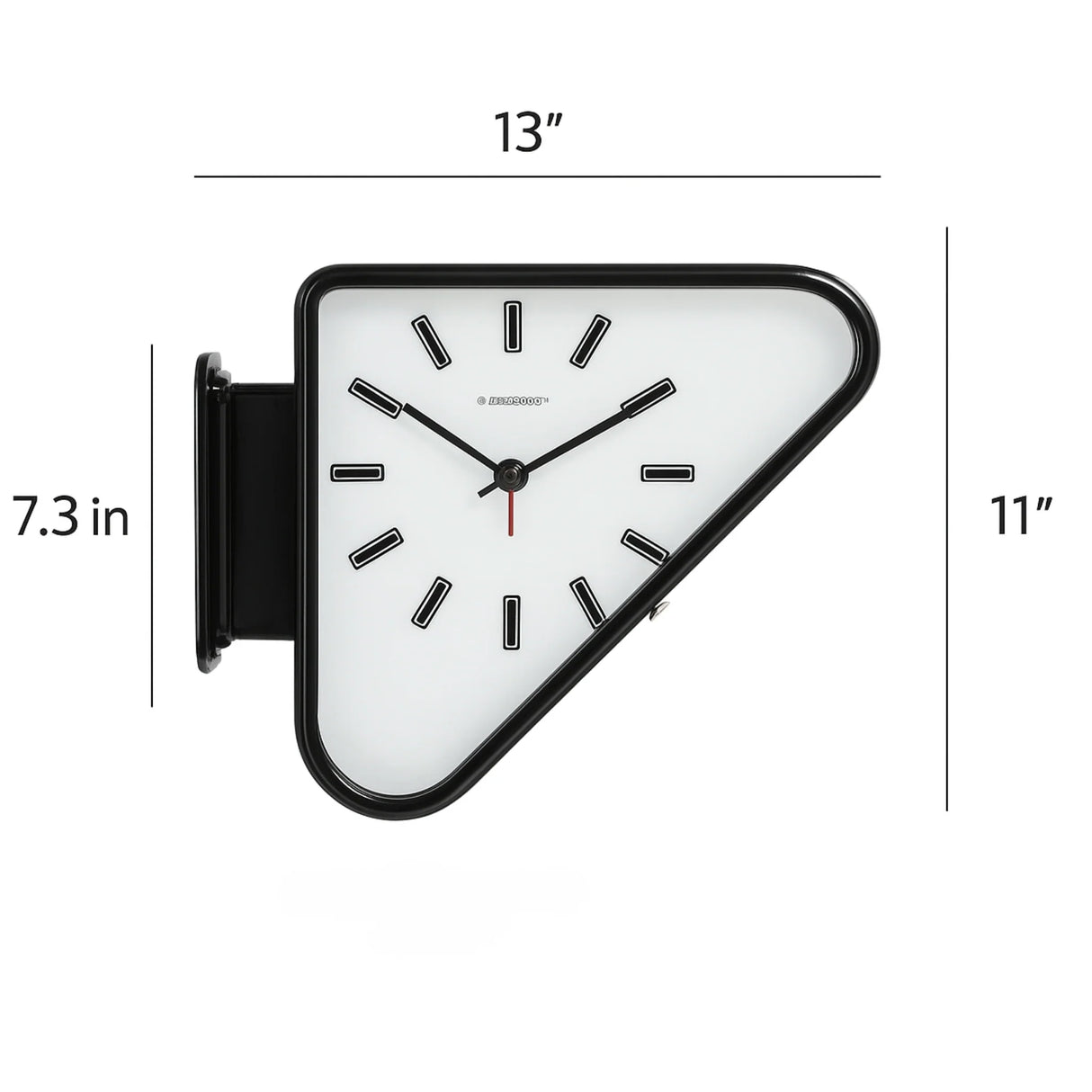 Aurelian Timekeeper Dual Triangle Wall Clock, alternate view 11