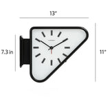 Aurelian Timekeeper Dual Triangle Wall Clock, alternate view 11