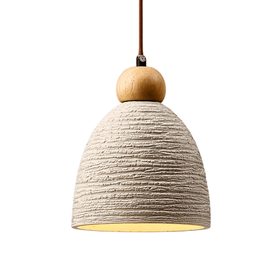 Industrial Concrete Pendant Light – Vintage Wabi-Sabi Kitchen Pendant Lighting for Living and Dining Spaces by Tafuseen