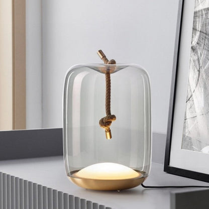Nordic Glass LED Table Lamp | Modern Bedside & Living Room Light