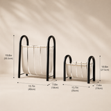 Arkos Leather Magazine Rack, alternate view 8