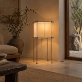 Avela Parchment Cube Floor Lamp
