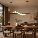 Walden Wood Globe Linear Pendant