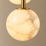 Alvara Round Alabaster Chandelier