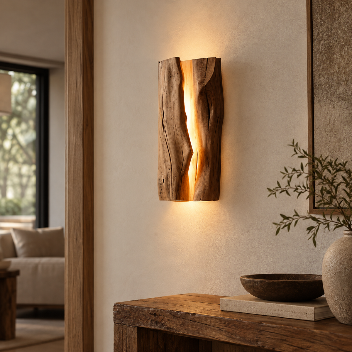 Kaeda Wooden Wall Lamp