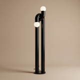 Arden Arc LED Floor Lamp – Black – Premium Beige Studio