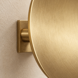 Alabaster chandelier – Wall lamp – close-up Tight macro crop of actual material and metal connection, product extends OUTSIDE frame. Show detailed texture, not entire fixture.