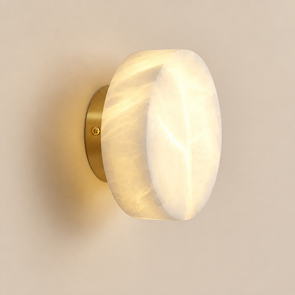 wall sconce Modern Minimalism Luxury Alabaster Chandelier Elegant Marble Suspension Home-applicant Lamp For Dining Room Living Room Table — premium background photograph
