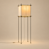 Avela Parchment Cube Floor Lamp