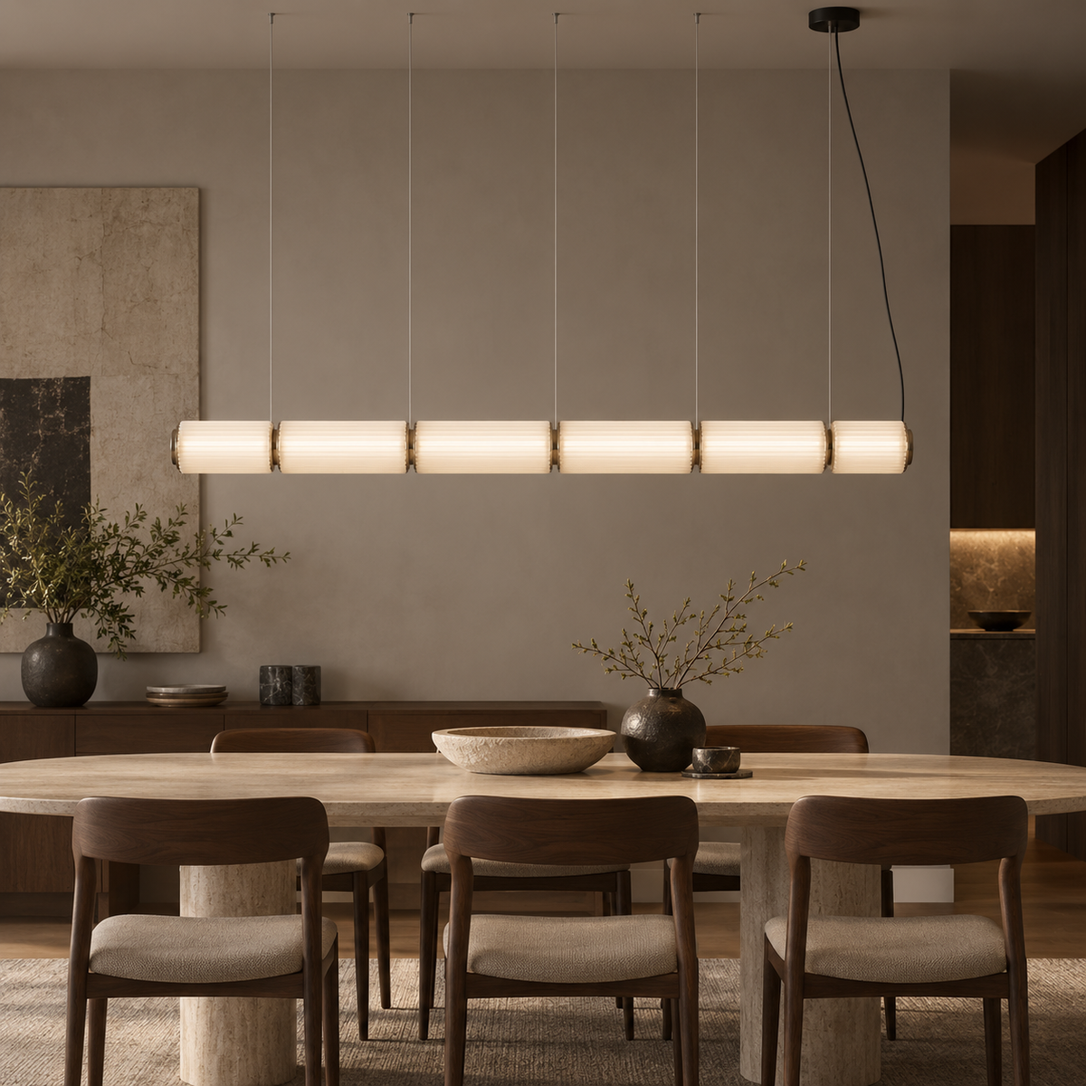 Astra Linear Glass Pendant Light