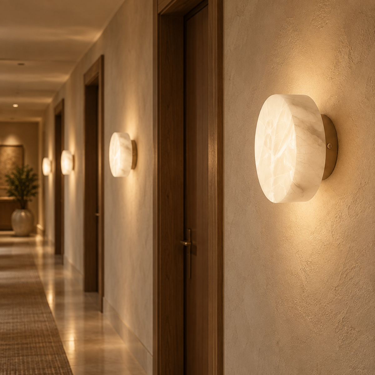 Aurelis Alabaster Wall Light