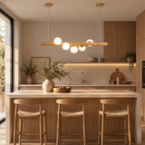 Walden Wood Globe Linear Pendant