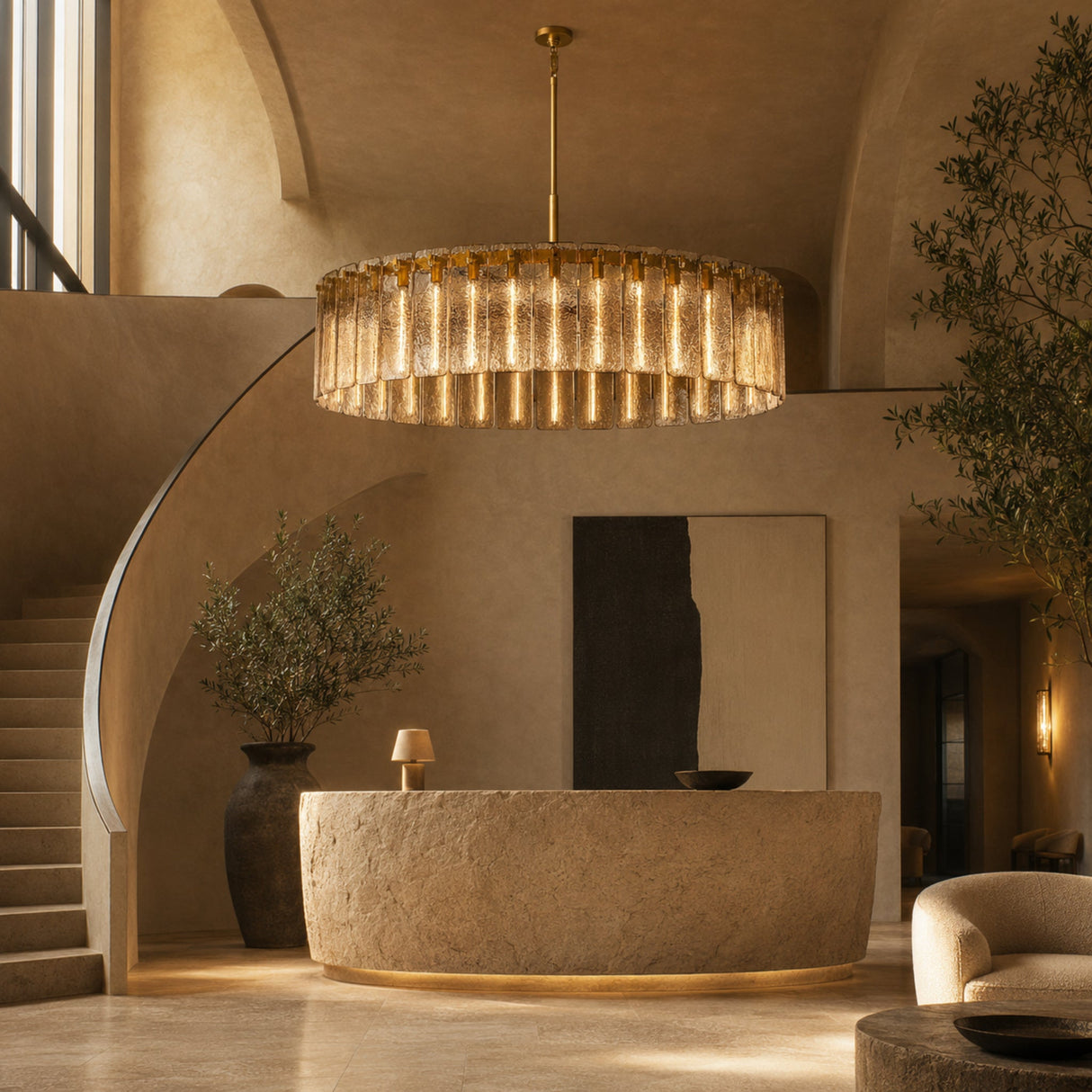 Calamette chandelier generated product photo 2