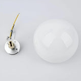 Light bulb socket and glass cover on a white background