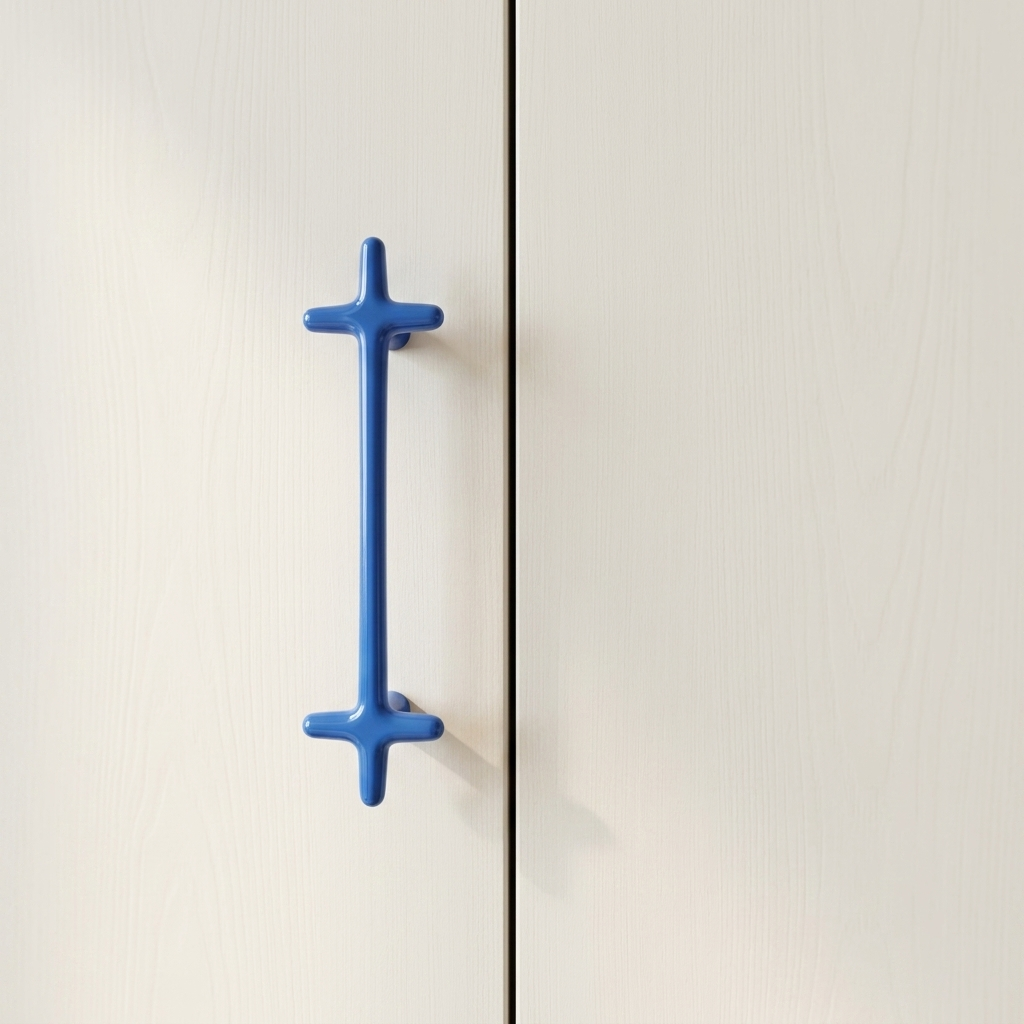 Designer colorful cross kitchen cabinet hardware