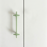 Zinc alloy single-hole cross cabinet knob