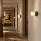 Noira Glass Globe Wall Light