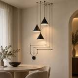 Virello Conical Multi-Drop Pendant Light