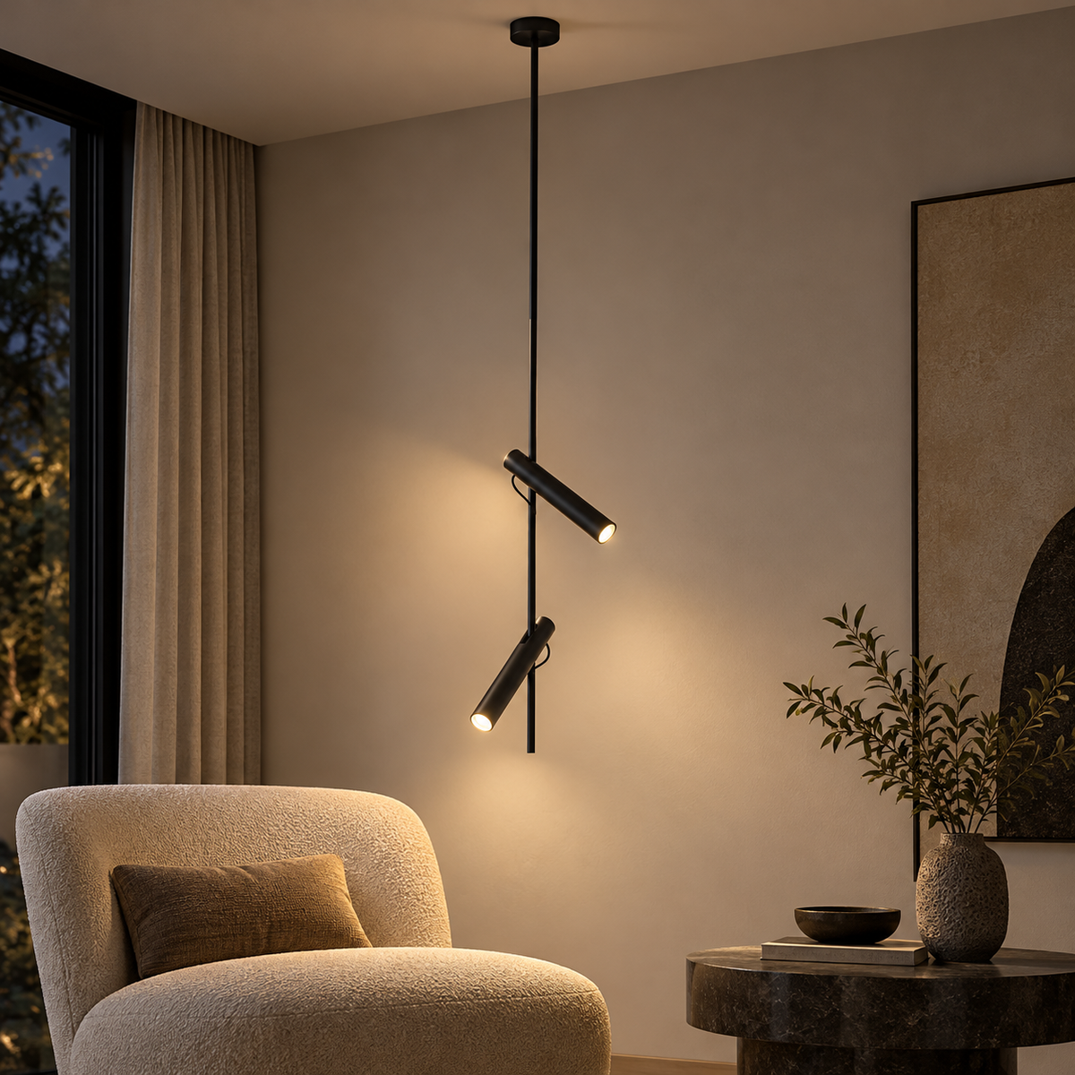 Norellis Vertical Adjustable LED Pendant