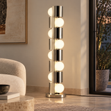 Orvella Geometric Globe Floor Lamp