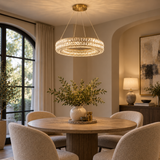 Virelia Crystal Ring Chandelier
