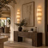 Nerelle Tall Natural Marble Wall Light