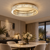 Calista Crystal Halo Ceiling Light