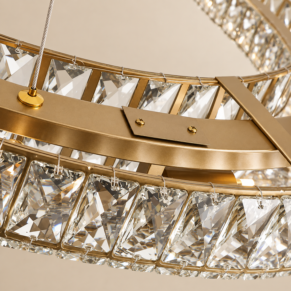 Virelia Crystal Ring Chandelier