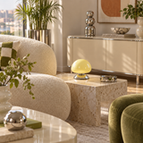 Cresta Glass Mushroom Table Lamp