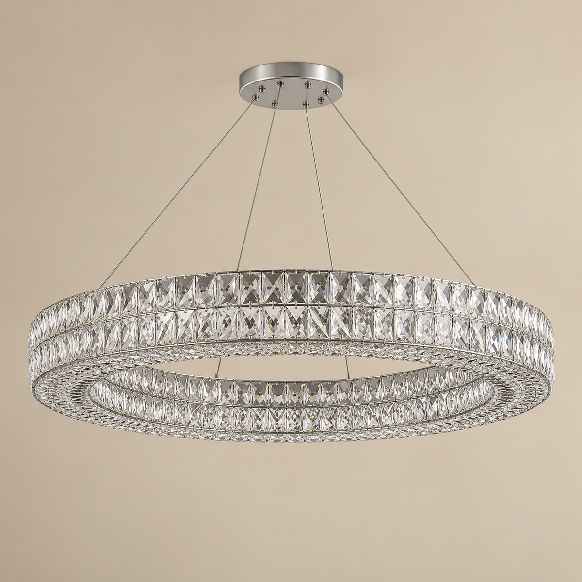 Virelia Crystal Ring Chandelier