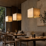 Avela Parchment Cube Pendant Light