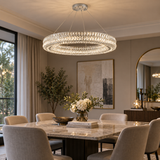 Virelia Crystal Ring Chandelier