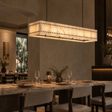 Nerelle Linear Natural Marble Chandelier