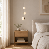 Modern Glass Ball Led Ceiling Chandelier Black Gold for Bedroom Living Dining Room Table Pendant Lamp Lusters Luminaire Lighting – gold  3heads – bedroom setting